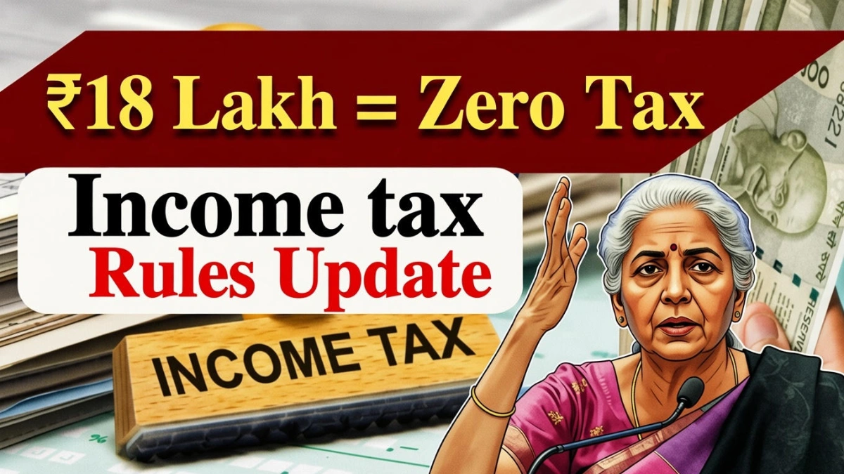 No Tax on Rs 18 Lakh Income